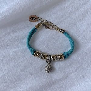 Juicy Couture Blue Rope Bracelet with Charm